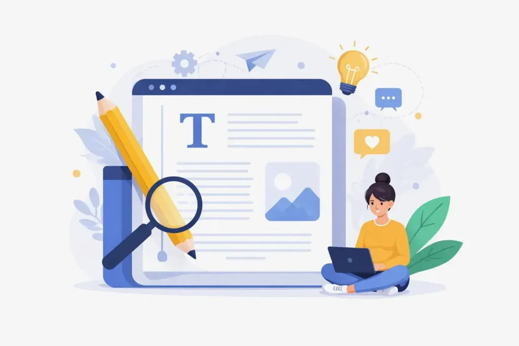 content writing picture by Best Freelance Digital Marketer in Thrissur